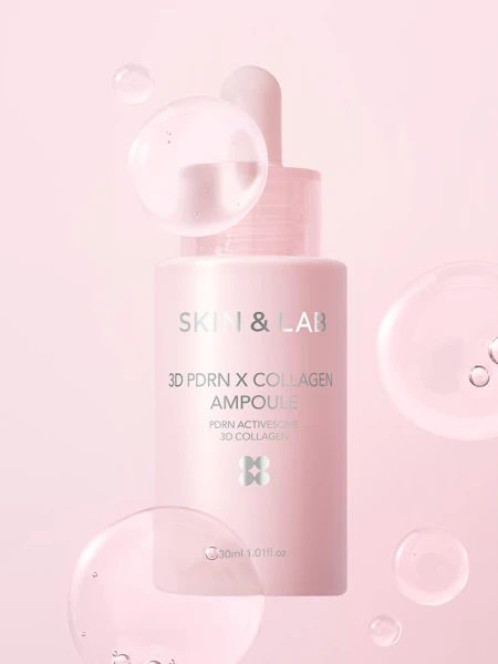 Восстанавливающая ампульная сыворотка с коллагеном и ПДРН SKIN&LAB 3D PDRN X Collagen Ampoule