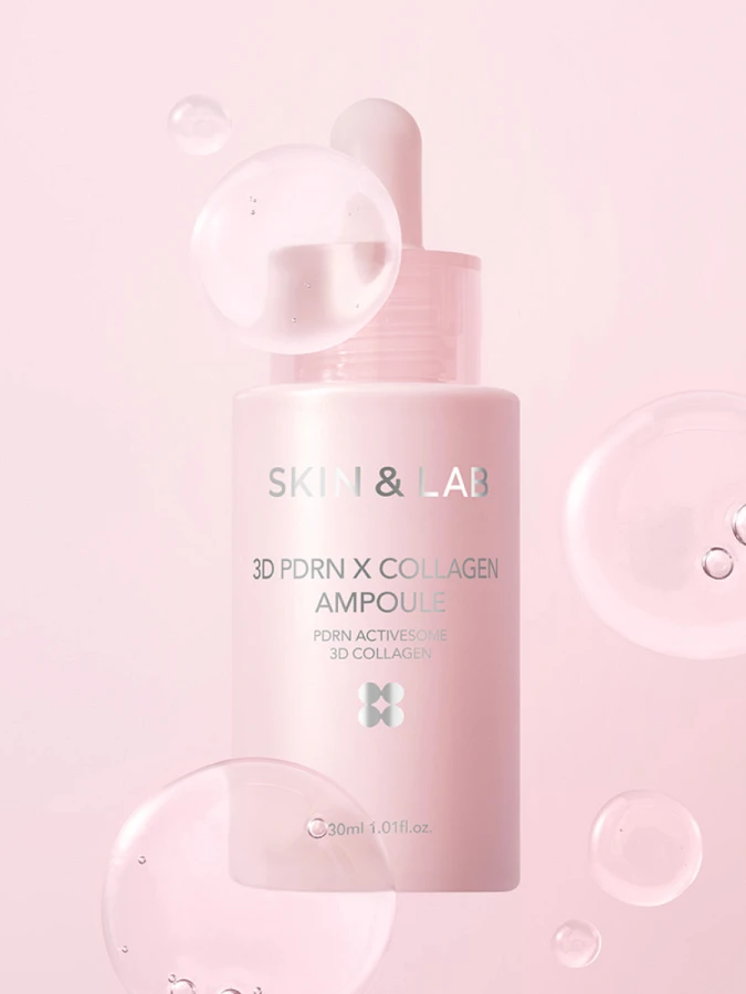 Восстанавливающая ампульная сыворотка с коллагеном и ПДРН SKIN&LAB 3D PDRN X Collagen Ampoule