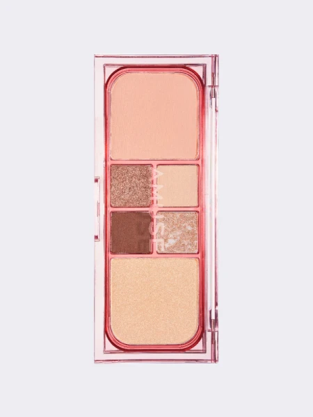 Палетка для глаз и лица AMUSE Vegan Face All Palette 01 Moon Glow