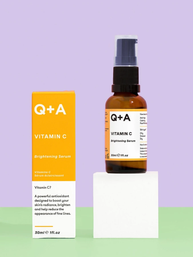 Сыворотка с витамином С для сияния кожи Q+A Vitamin C Brightening Serum