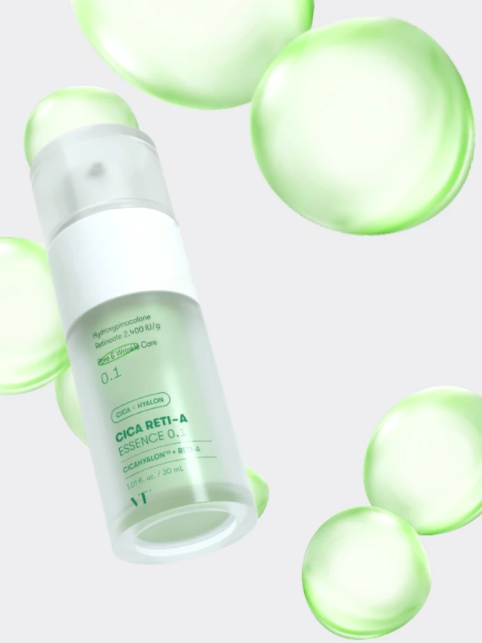 Обновляющая эссенция с ретинолом и экстрактом центеллы VT Cica Reti-A Essence 0.1