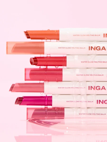 Тающий оттеночный бальзам для губ INGA Water Glow Melting Balm Red Pumpkin Juice