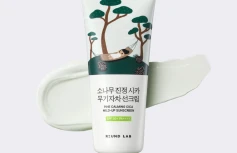 Мягкий солнцезащитный крем с экстрактом сосны и центеллы Round Lab Pine Calming Cica Mild-Up Sunscreen SPF50+ PA++++