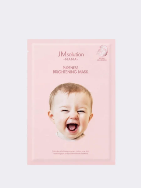 Тканевая маска для сияния кожи лица JMsolution MAMA Pureness Brightening Mask Тканевая маска для сияния кожи лица JMsolution MAMA Pureness Brightening Mask