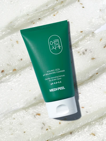 Слабокислотная пенка для умывания с экстрактом центеллы азиатской  MEDI-PEEL Young Cica pH Balancing Cleanser Слабокислотная пенка для умывания с экстрактом центеллы азиатской  MEDI-PEEL Young Cica pH Balancing Cleanser
