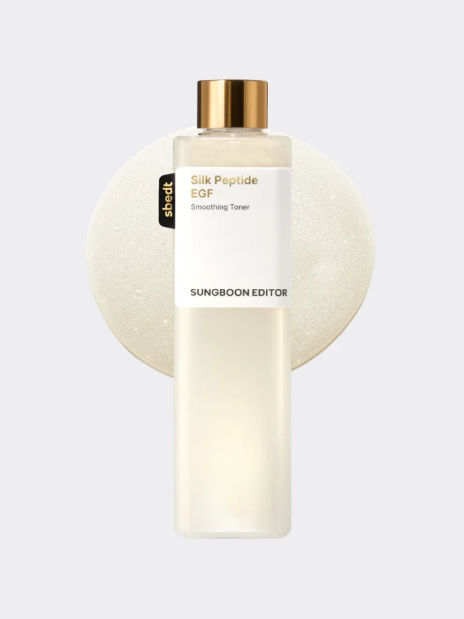 Восстанавливающий тонер с пептидами Sungboon Editor Silk Peptide EGF Intensive Smoothing Toner