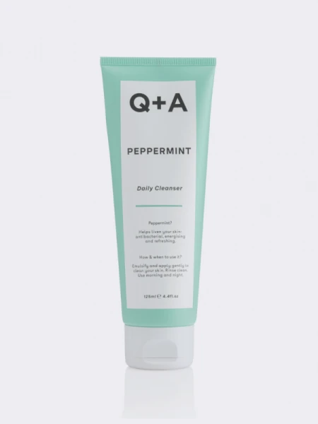 Освежающий гель для умывания с экстрактом перечной мяты Q+A Peppermint Daily Cleanser Освежающий гель для умывания с экстрактом перечной мяты Q+A Peppermint Daily Cleanser