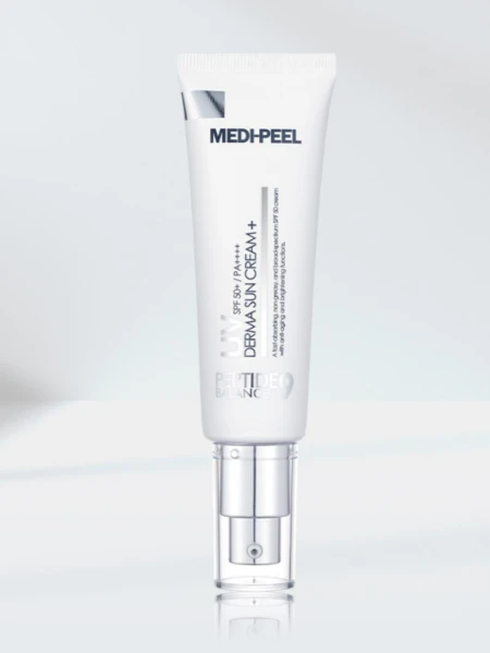 Увлажняющий солнцезащитный крем с пептидами MEDI-PEEL Peptide 9 Balance UV Derma Sun Cream SPF50+ PA++++ Увлажняющий солнцезащитный крем с пептидами MEDI-PEEL Peptide 9 Balance UV Derma Sun Cream SPF50+ PA++++