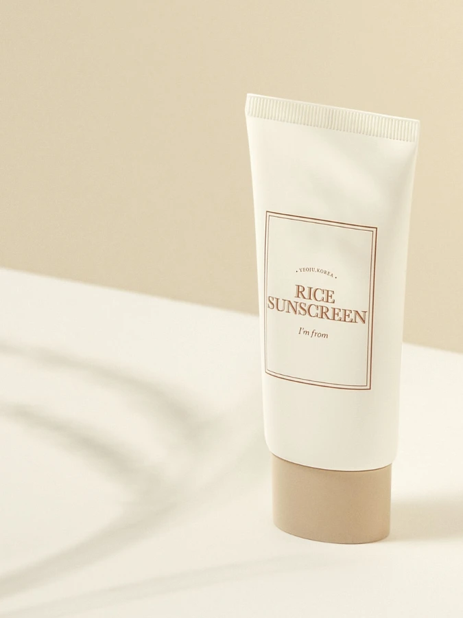 Минеральный солнцезащитный крем с рисовым экстрактом I'm From Rice Sunscreen SPF 50+ PA++++