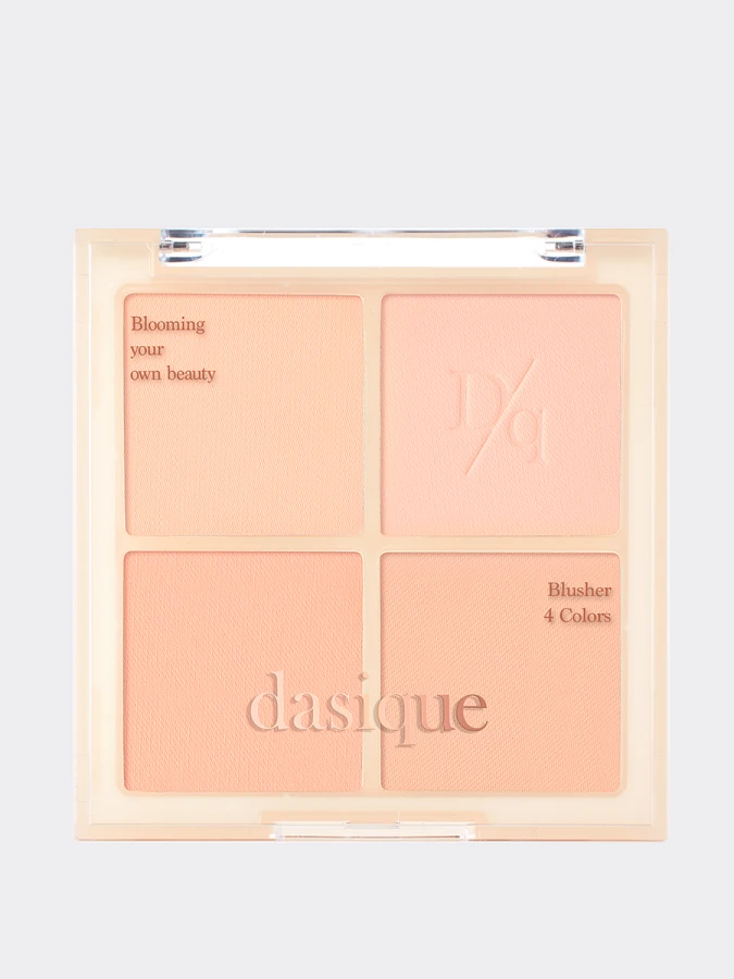 Палетка спрессованных румян в теплых оттенках Dasique Blending Mood Cheek #01 Warm Blending