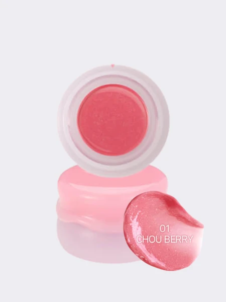 Оттеночный бальзам-джем для губ и щёк FRUDIA Glow Juicy Jam #01 Chou Berry