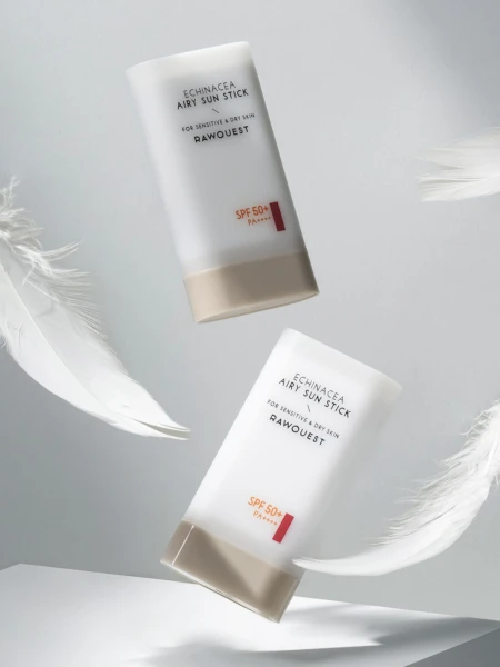 Солнцезащитный стик с экстрактом эхинацеи RAWQUEST Echinacea Airy Sun Stick SPF50+ PA++++ Солнцезащитный стик с экстрактом эхинацеи RAWQUEST Echinacea Airy Sun Stick SPF50+ PA++++