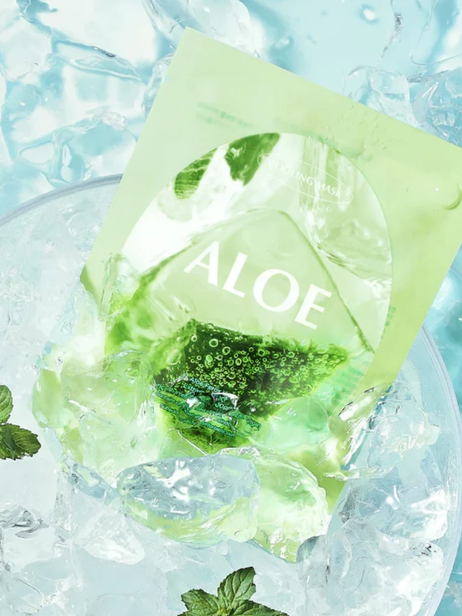 Охлаждающая тканевая маска для лица с экстрактом алоэ Ma:nyo Factory Aloe Cooling Mask
