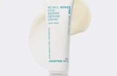 Успокаивающий крем для лица с ретинолом и экстрактом центеллы innisfree Retinol Cica Barrier Defense Cream