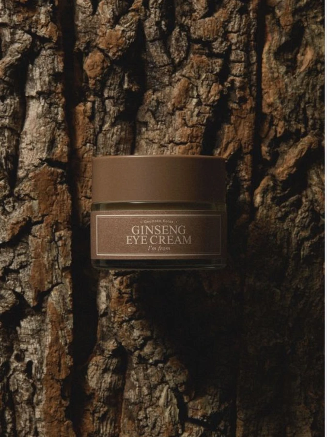 Разглаживающий крем для век с женьшенем I'm from Ginseng Eye Cream