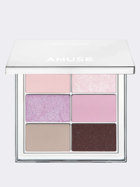 Палетка теней для век AMUSE Eye Vegan Sheer Palette 04 Sheer Lavender