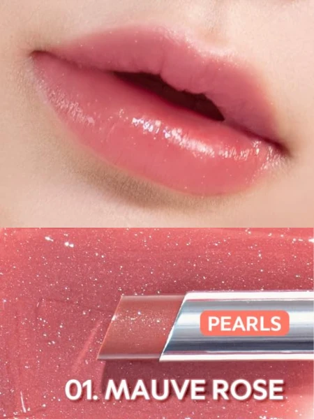 Тающий оттеночный бальзам для губ TIRTIR Waterism Glow Melting Balm 01 Mauve Rose