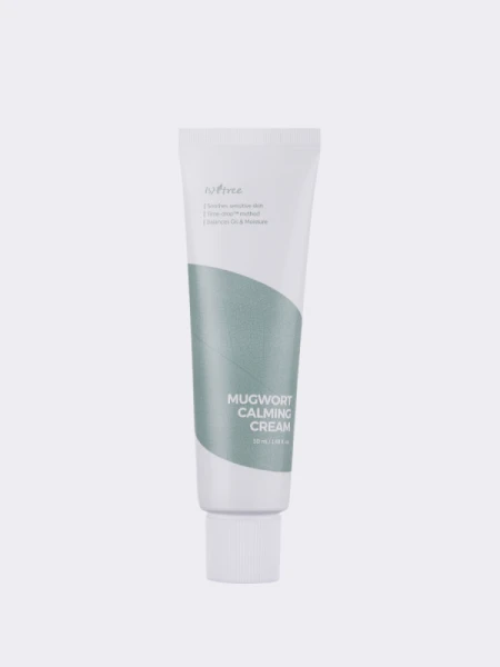 Успокаивающий крем для лица с экстрактом полыни IsNtree Mugwort Calming Cream Успокаивающий крем для лица с экстрактом полыни IsNtree Mugwort Calming Cream
