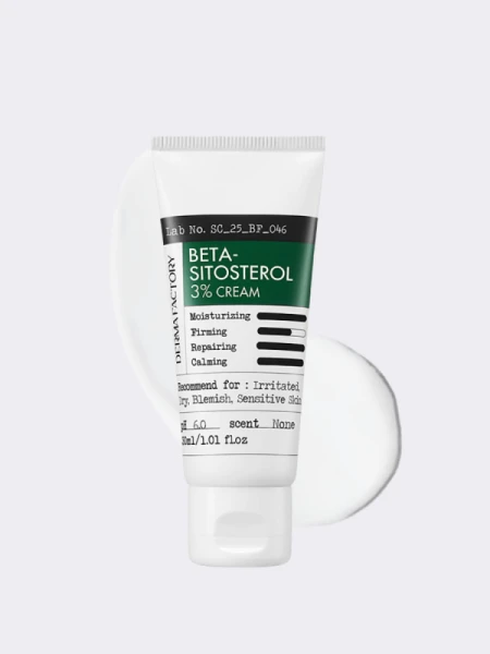 Успокаивающий крем с бета-ситостеролом Derma Factory Beta Sitosterol 3%