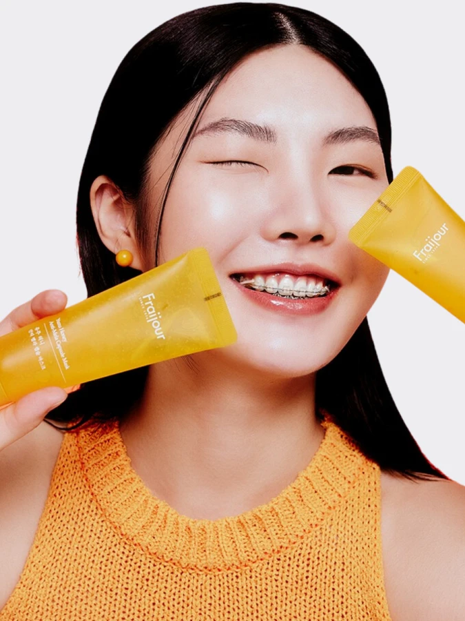Ночная маска для лица с прополисом и экстрактом юдзу Fraijour Yuzu Honey Anti-Mela Capsule Mask