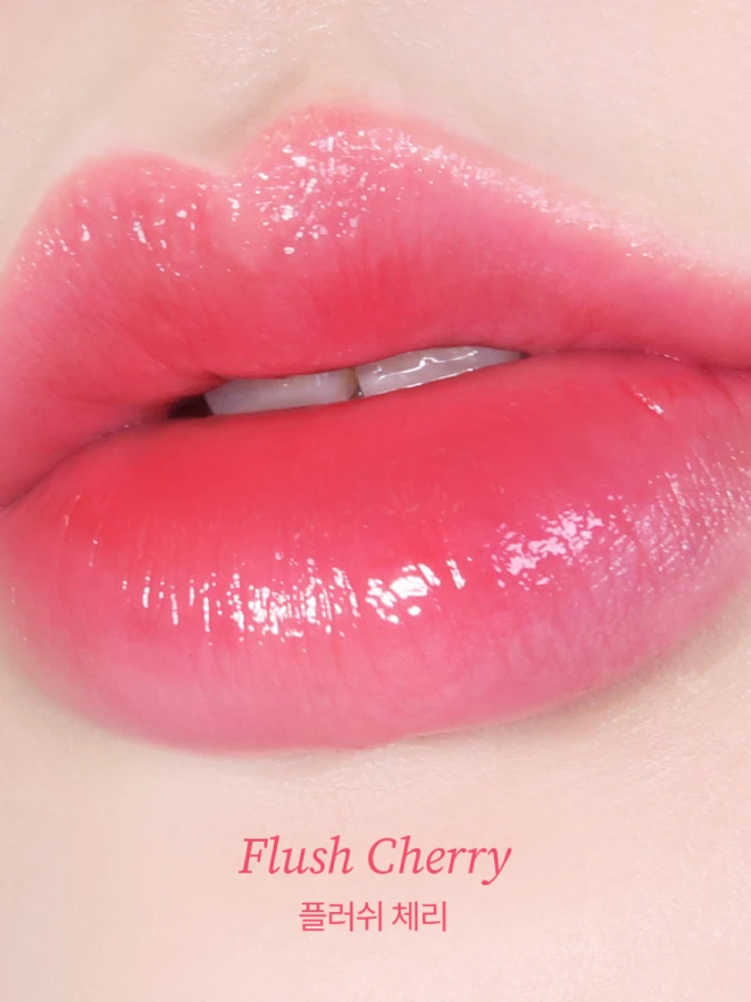 Увлажняющий оттеночный бальзам для губ в вишнёвом оттенке TOCOBO Glass Tinted Lip Balm 011 Flush Cherry