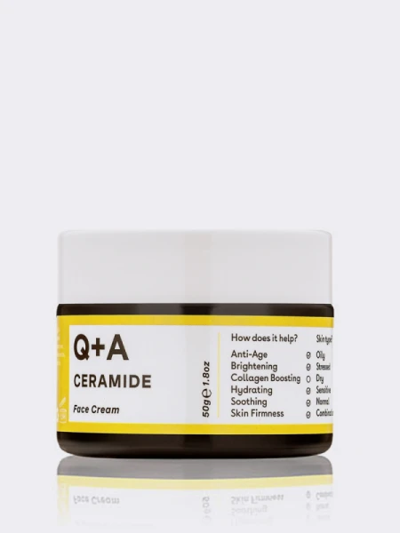 Укрепляющий барьерный крем для лица с керамидами Q+A Ceramide Face Cream