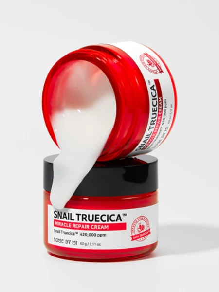 Крем с муцином чёрной улитки Some By Mi Snail Truecica Miracle Repair Cream Крем с муцином чёрной улитки Some By Mi Snail Truecica Miracle Repair Cream