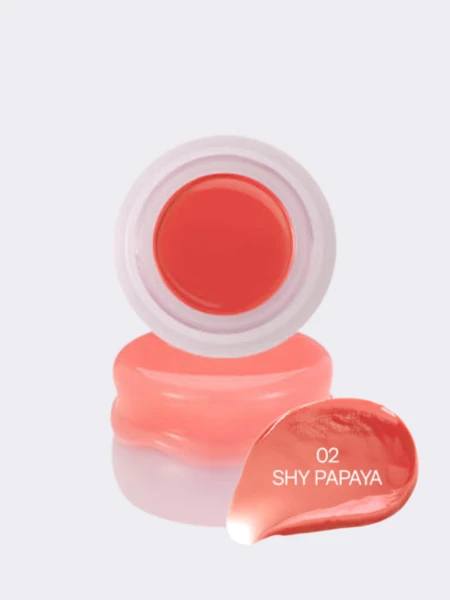 Оттеночный бальзам-джем для губ и щёк FRUDIA Glow Juicy Jam #02 Shy Papaya