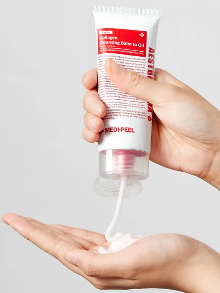 Гидрофильный бальзам с коллагеном и лактобактериями MEDI-PEEL Lacto Collagen Cleansing Balm to Oil Гидрофильный бальзам с коллагеном и лактобактериями MEDI-PEEL Lacto Collagen Cleansing Balm to Oil