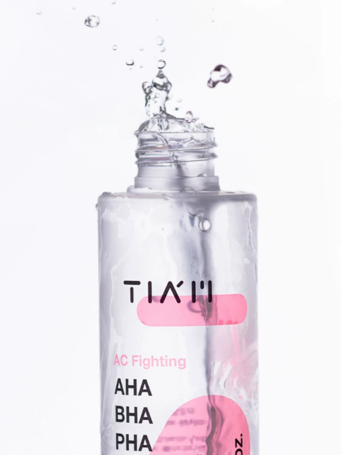 Отшелушивающий тонер с тремя видами кислот TIAM AC Fighting AHA BHA PHA Toner