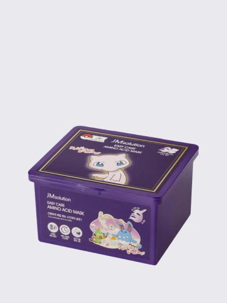Набор восстанавливающих тканевых масок с аминокислотами JMsolution  Easy Care Amino Acid Mask Pokemon Summer