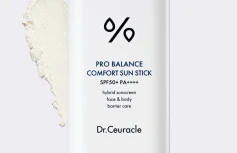 Солнцезащитный стик с пробиотиками Dr.Ceuracle Pro Balance Comfort Sun Stick SPF50+ PA++++