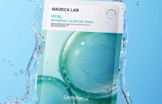 Увлажняющая гидрогелевая маска для лица с гиалуроновой кислотой Centellian24 Madeca Lab Hyal Waterfull Glow Gel Mask