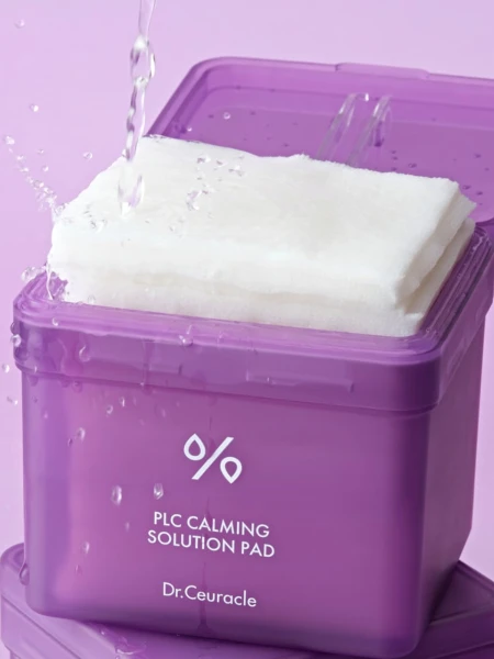 Успокаивающие тонер-пэды с центеллой Dr.Ceuracle PLC Calming Solution Pad