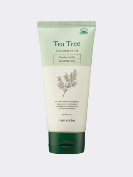 Противовоспалительная пенка для умывания с экстрактом чайного дерева Papa Recipe Tea Tree Control Cleansing Foam (old) Противовоспалительная пенка для умывания с экстрактом чайного дерева Papa Recipe Tea Tree Control Cleansing Foam (old)