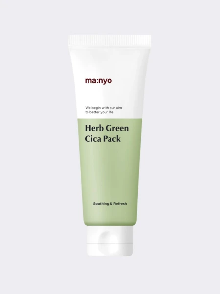 Успокаивающая маска с центеллой и травяными экстрактами Ma:nyo Factory Herb Green Cica Pack Успокаивающая маска с центеллой и травяными экстрактами Ma:nyo Factory Herb Green Cica Pack