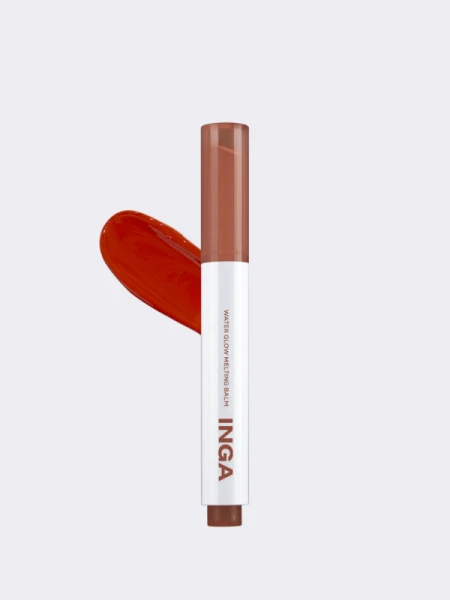 Тающий оттеночный бальзам для губ INGA Water Glow Melting Balm Red Pumpkin Juice