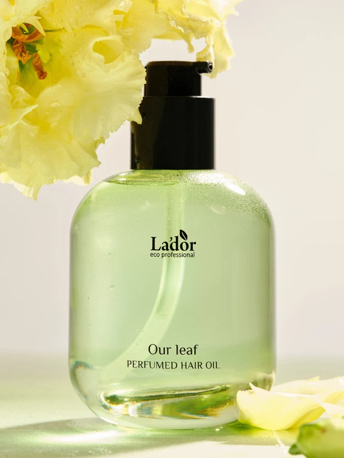 Питательное парфюмированное масло для волос со свежим ароматом La’dor Perfumed Hair Oil Our Leaf