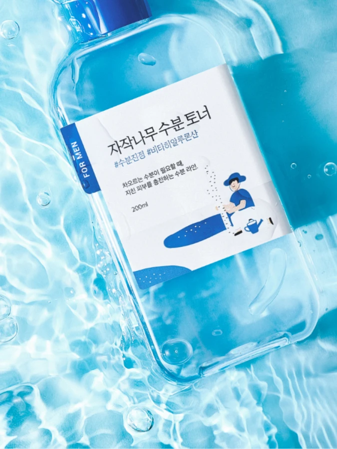 Успокаивающий тонер для мужчин с берёзовым соком Round Lab For Men Birch Juice Moisturizing Toner