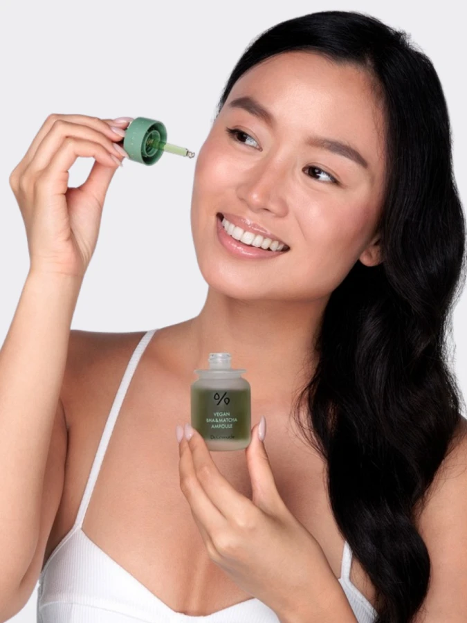 Себорегулирующая ампульная сыворотка с экстрактом чая матча Dr.Ceuracle Dr.Ceuracle Vegan BHA & Matcha Ampoule