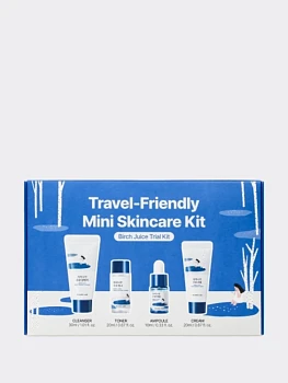 Дорожный набор для ухода за кожей с березовым соком Round Lab Birch Juice Trial Kit