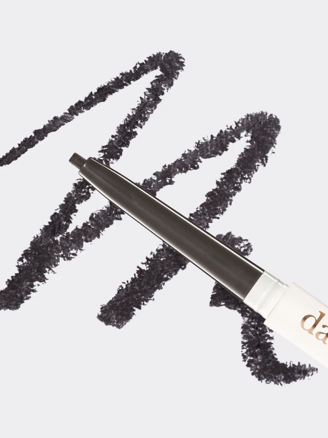 Ультратонкий карандаш для век в чёрном оттенке Dasique Mood Slim Liner #01 Daily Black