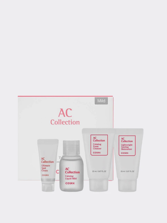 Набор мягких успокаивающих миниатюр для ухода за проблемной кожей COSRX AC Collection Trial Kit Mild