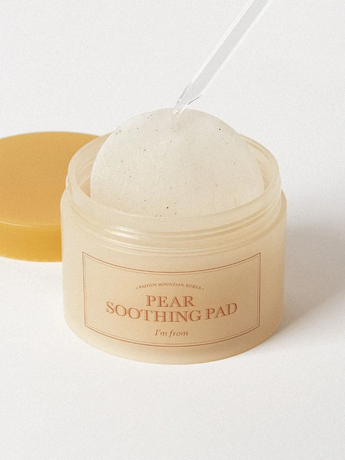 Охлаждающие и успокаивающие тонер-пэды I'm from Pear Soothing Pad