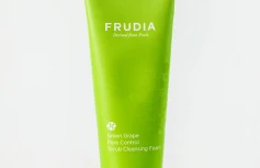 Скраб-пенка для умывания с зеленым виноградом FRUDIA  Green Grape Pore Control Scrub Cleansing Foam
