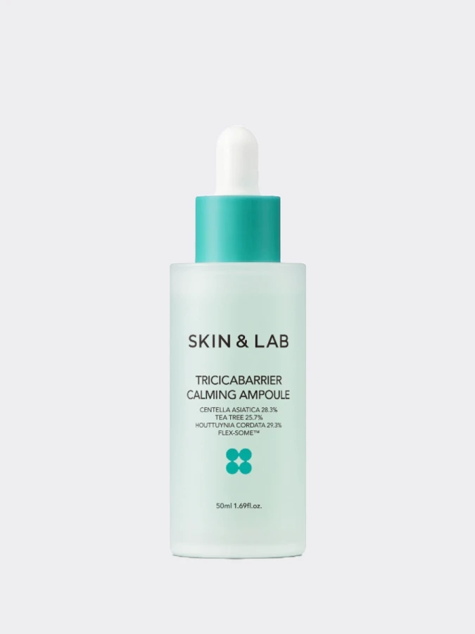 Обновлённая успокаивающая сыворотка для лица SKIN&LAB Tricicabarrier Calming Ampoule