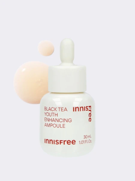 Укрепляющая сыворотка-ампула с экстрактом черного чая innisfree Black Tea Youth Enhancing Ampoule