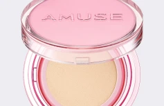 Тональный кушон с сияющим финишем AMUSE Dew Power Vegan Cushion SPF 50+ PA++++ 1.5 Natural