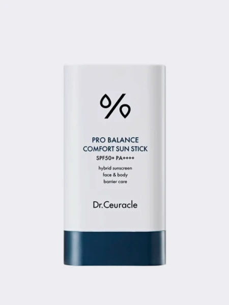 Солнцезащитный стик с пробиотиками Dr.Ceuracle Pro Balance Comfort Sun Stick SPF50+ PA++++ Солнцезащитный стик с пробиотиками Dr.Ceuracle Pro Balance Comfort Sun Stick SPF50+ PA++++