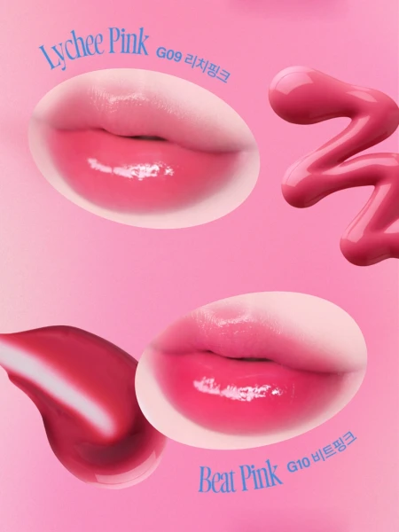 Стойкий тинт для губ с полусияющим финишем fwee Pink Obsession Stay-fit Lip Tint G10 Beat Pink